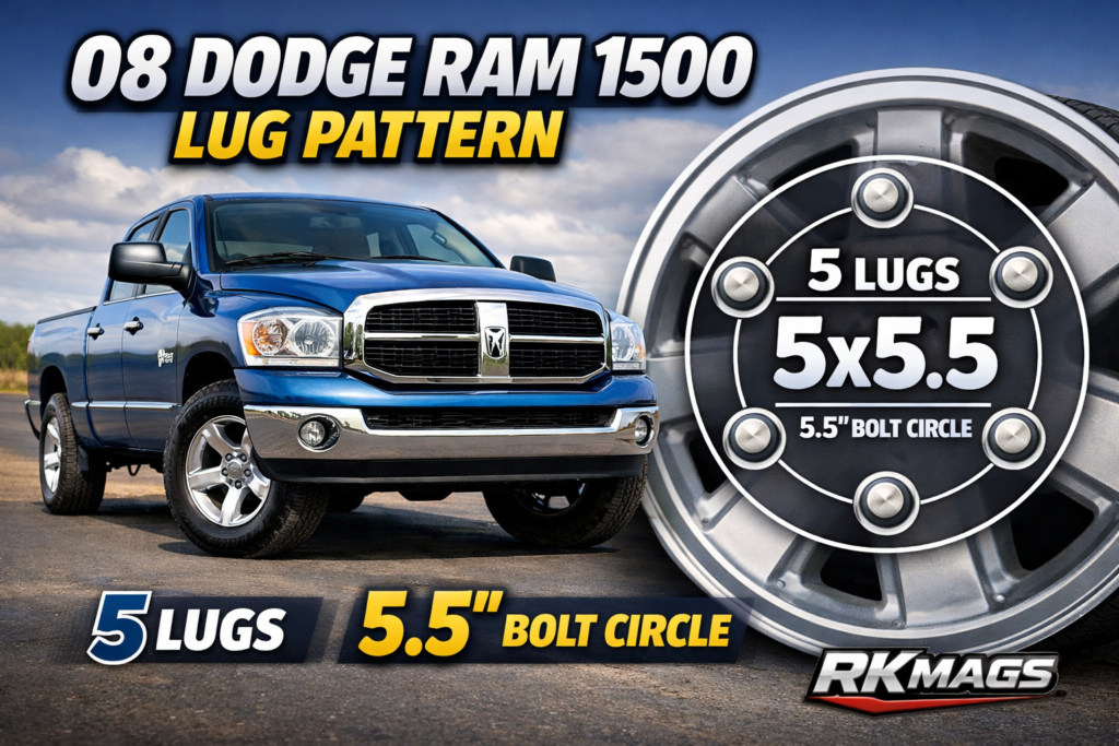 08 dodge ram 1500 lug pattern