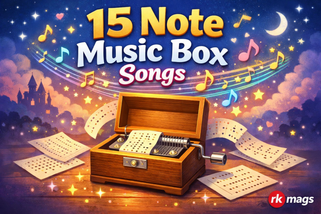 15 note music box songs