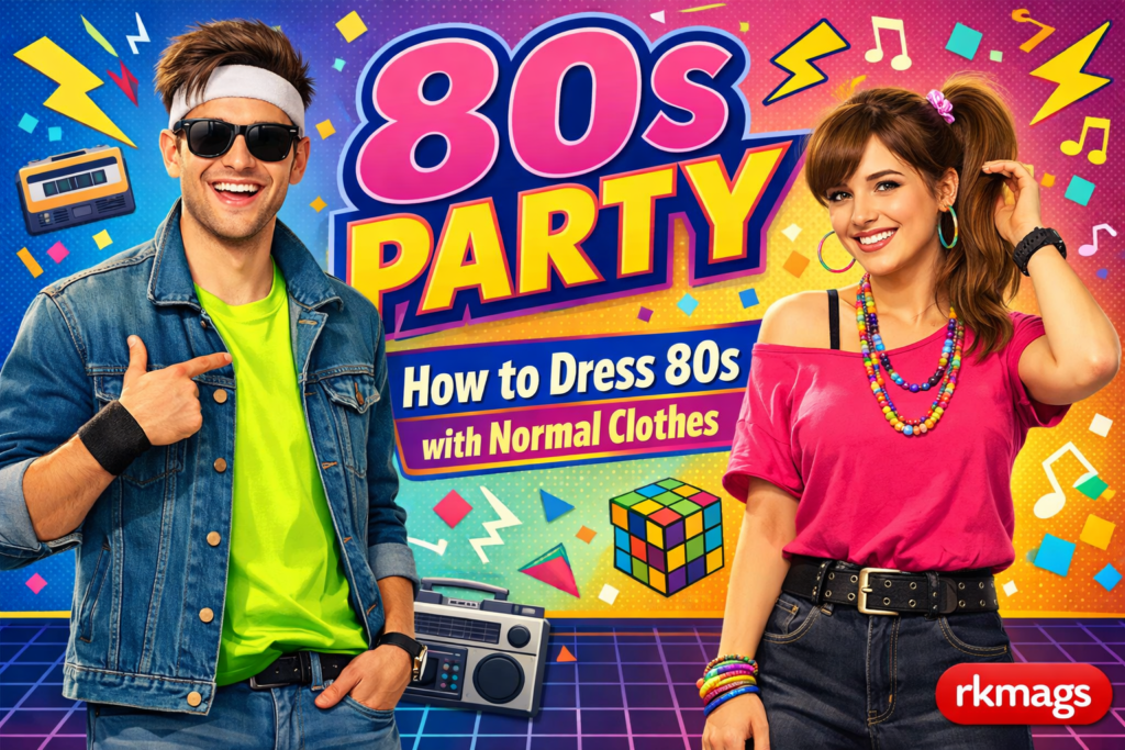 80s party how to dress 80s with normal clothes